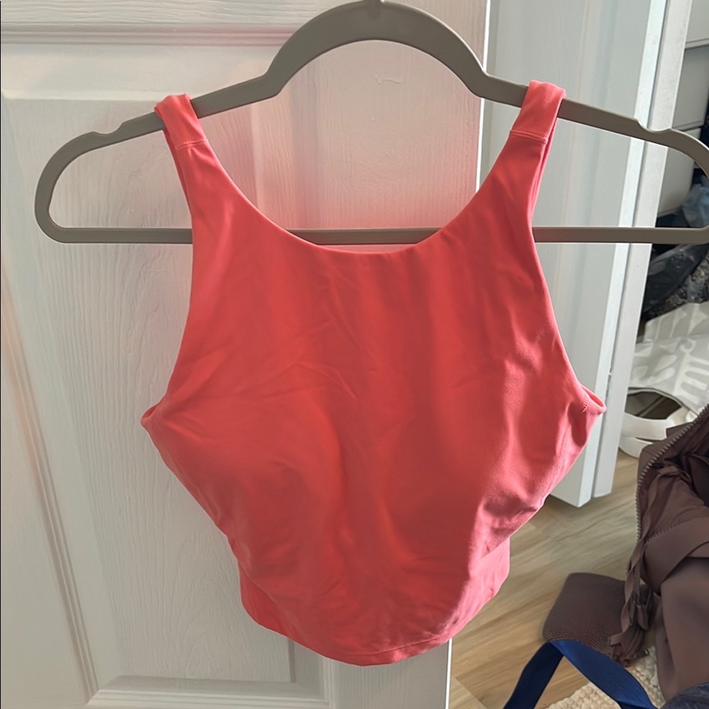 Coral Tank Top lululemon size 8